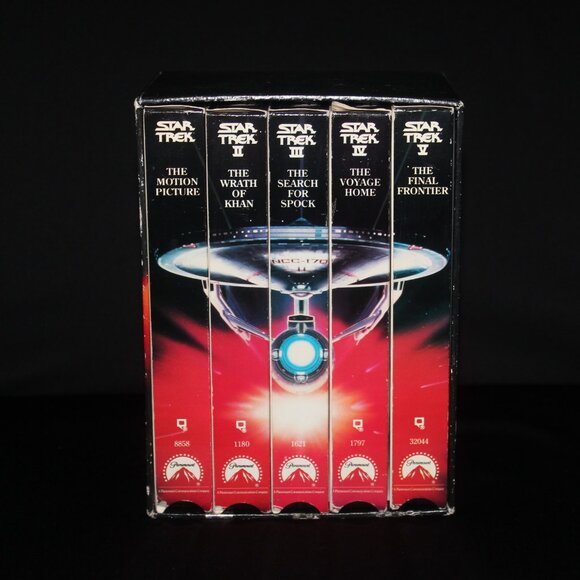 Star Trek The Movies 25th Anniversary Collector's Set | 5 Tapes Box Set - Picture 3 of 5